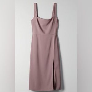 Aritzia Babaton 90s Slit Dress NWT